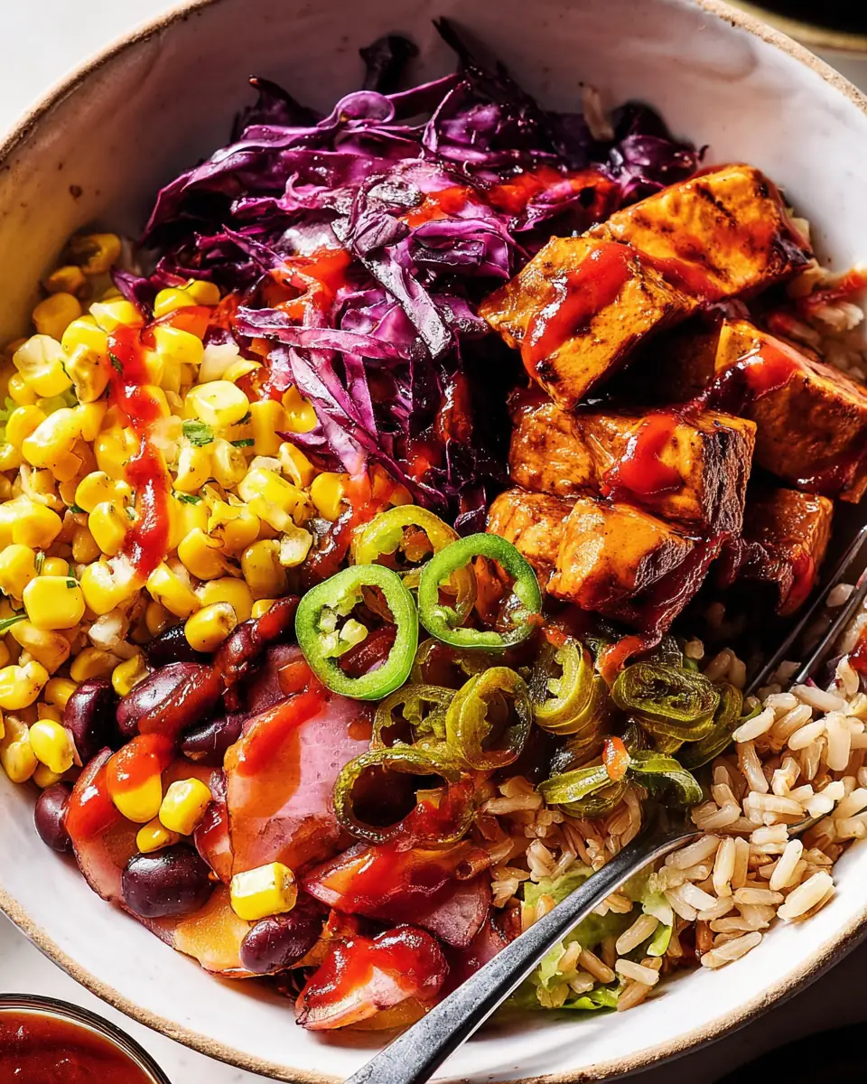 A delicious plate of BBQ Protein Bowls