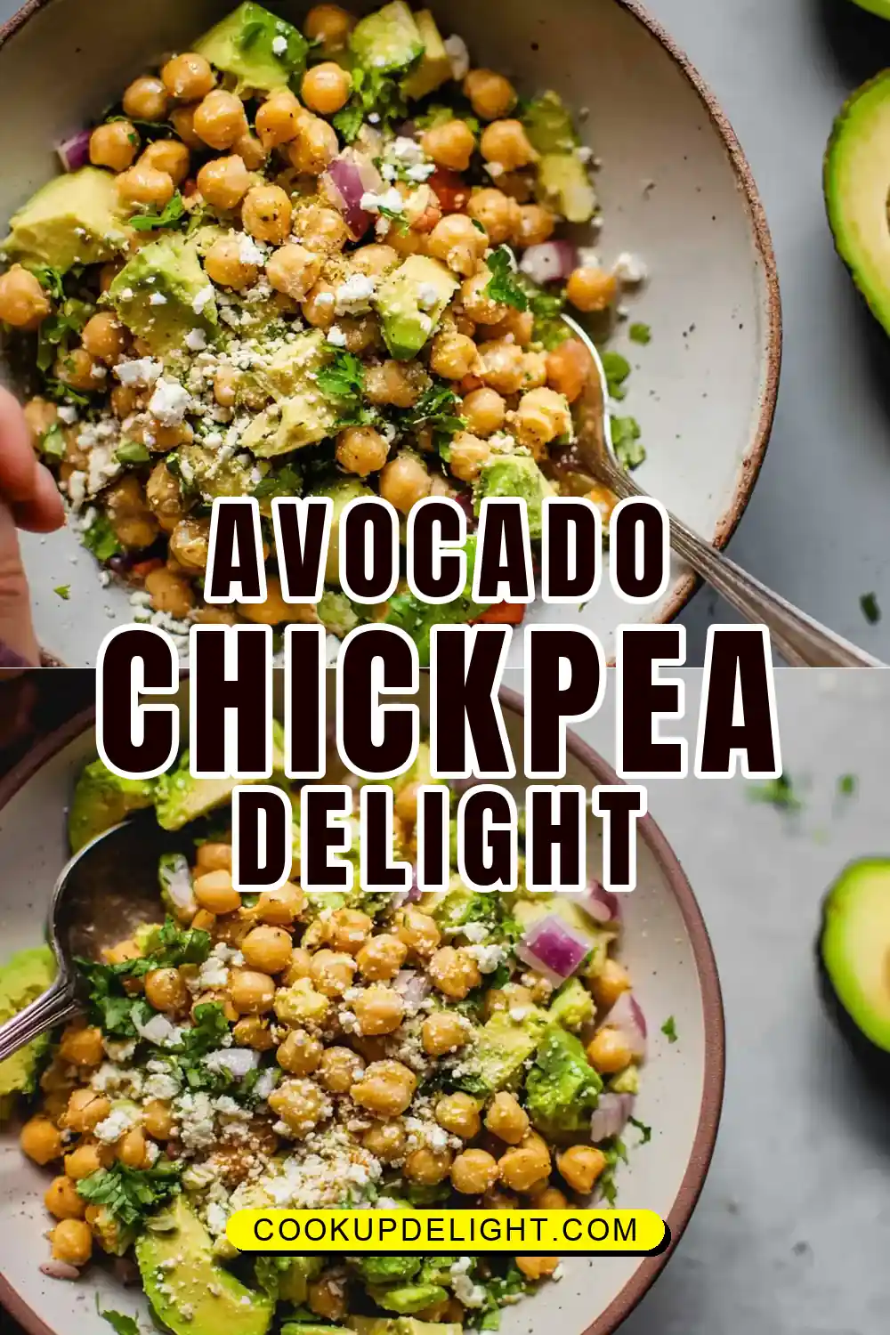 Avocado Chickpea Salad