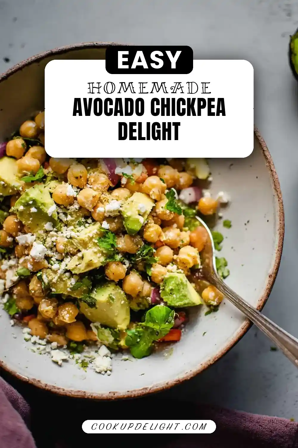 Avocado Chickpea Salad