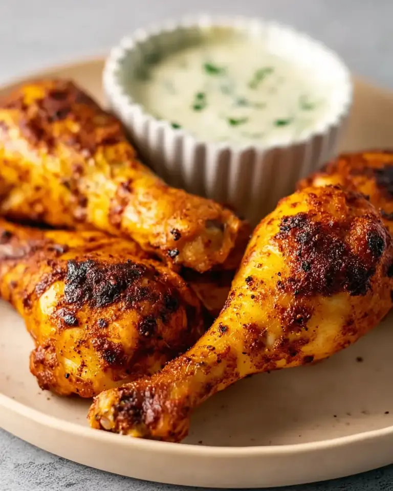 A delicious plate of Air Fryer Spinach Mushroom stuffed Chicken Breasts