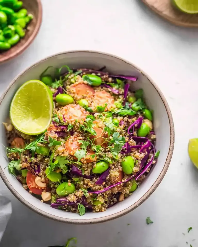 A delicious plate of Asian Quinoa Power Salad