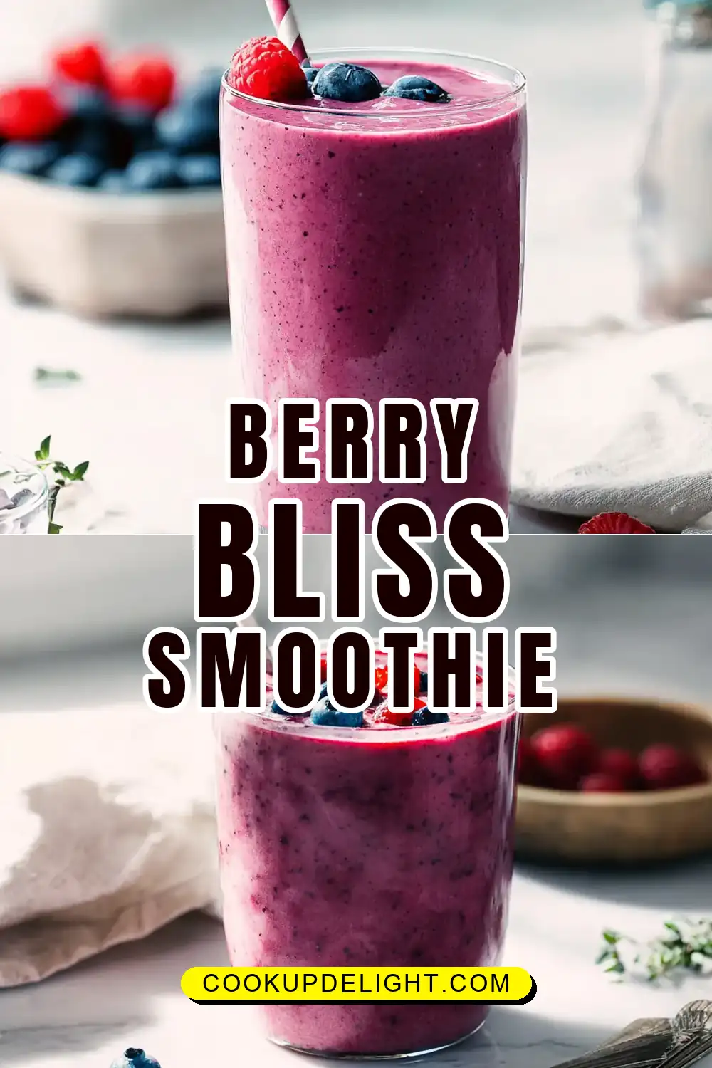 Blueberry Raspberry Smoothie