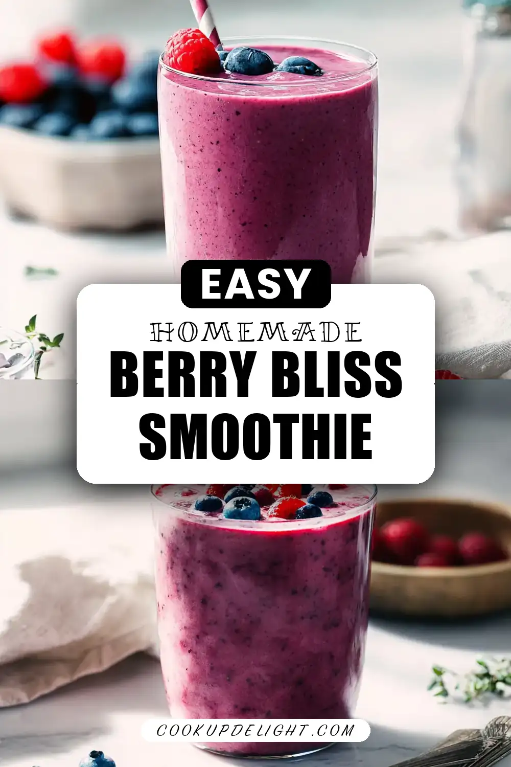 Blueberry Raspberry Smoothie