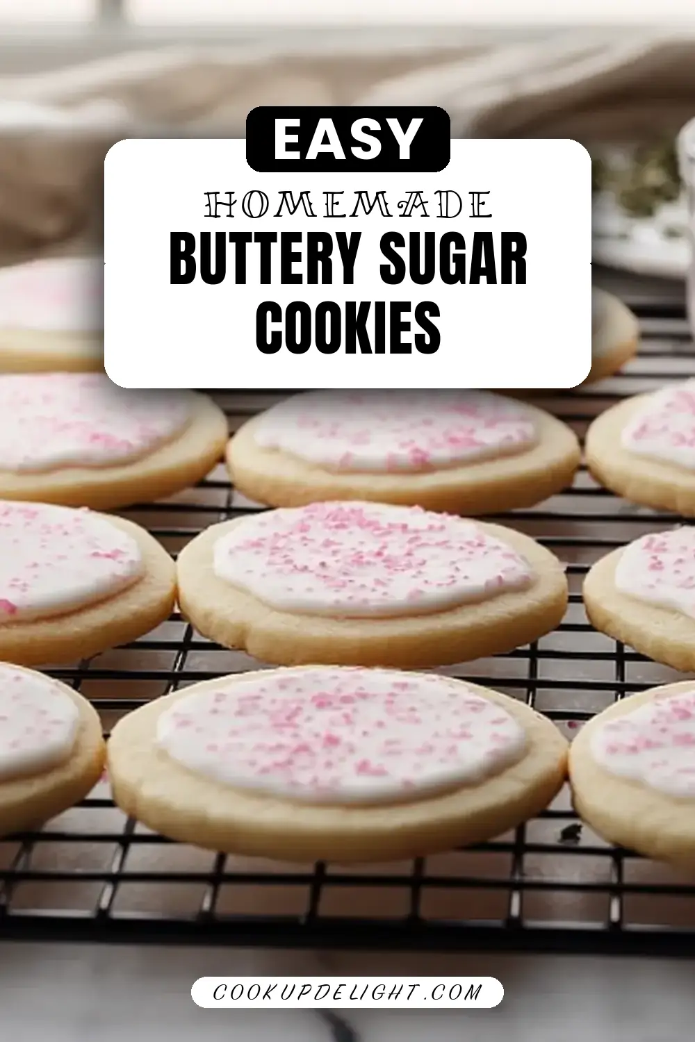 Buttery Sugar Cookies Recipe