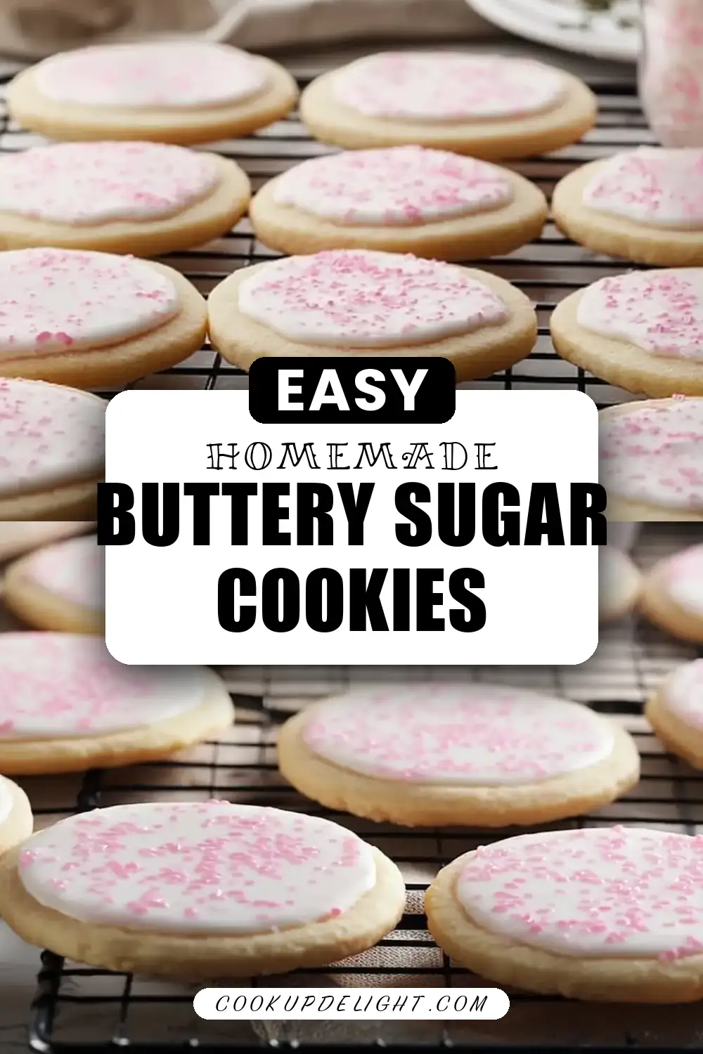 Buttery Sugar Cookies Recipe