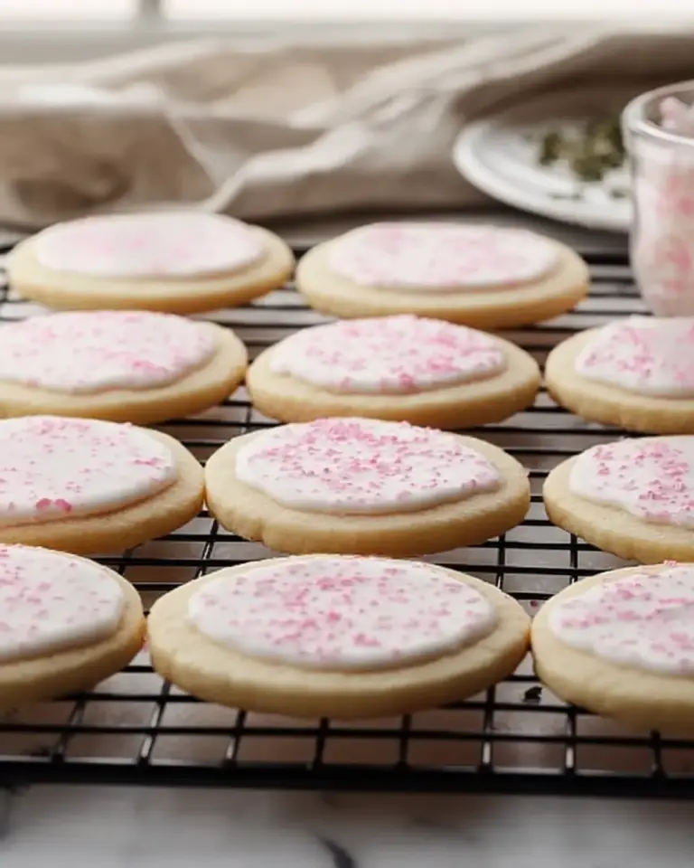 A delicious plate of Buttery Sugar Cookies Recipe