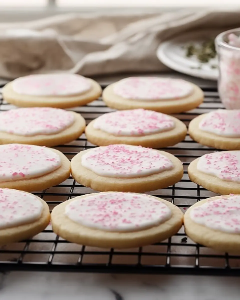 A delicious plate of Buttery Sugar Cookies Recipe