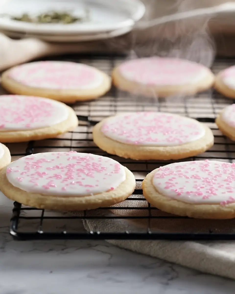A delicious plate of Buttery Sugar Cookies Recipe