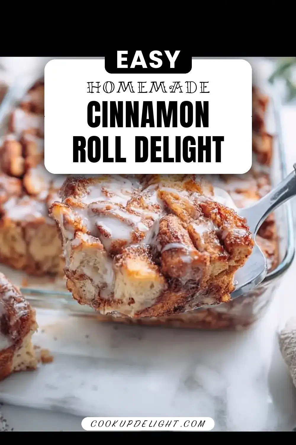 Cinnamon Roll Bread Pudding Recipe