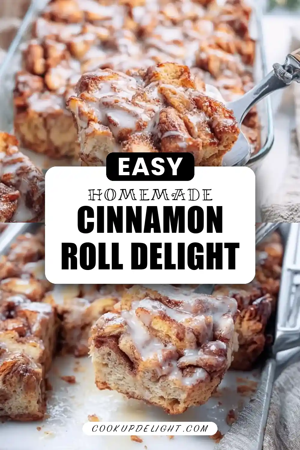 Cinnamon Roll Bread Pudding Recipe