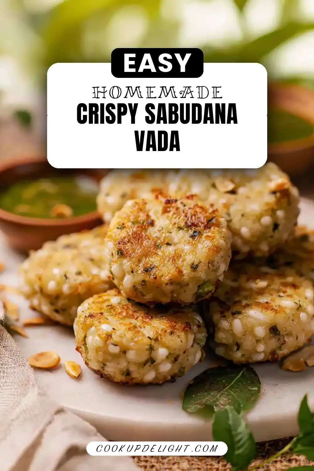 Air Fryer Sabudana Vada