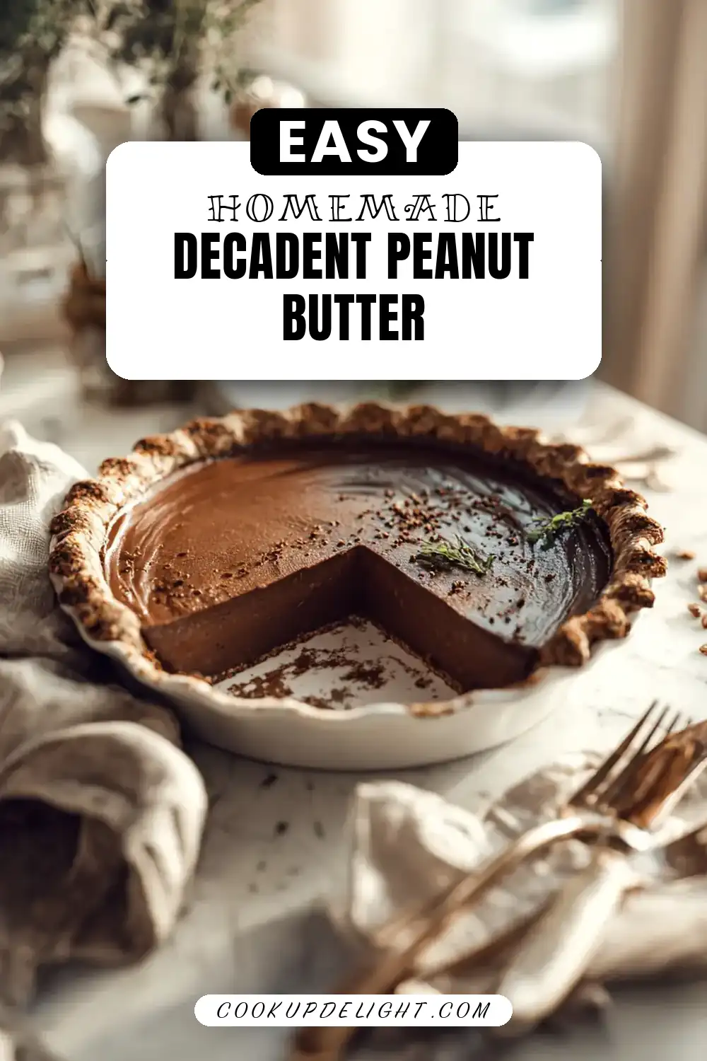 Decadent Peanut Butter Pie Recipe