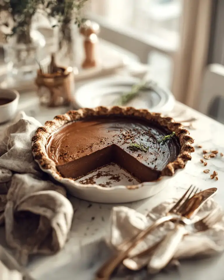 A delicious plate of Decadent Peanut Butter Pie Recipe