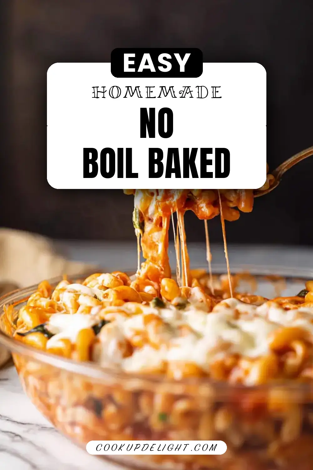 Air Fryer No-Boil Baked Pasta