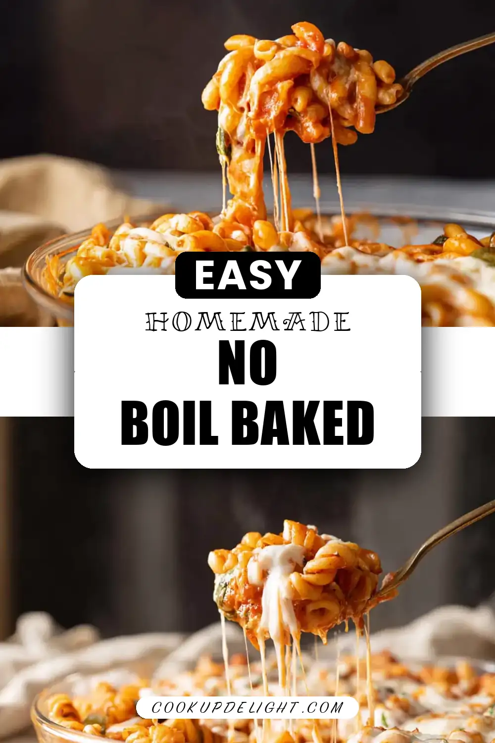 Air Fryer No-Boil Baked Pasta