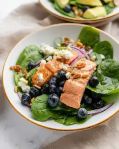 A delicious plate of Salmon Salad
