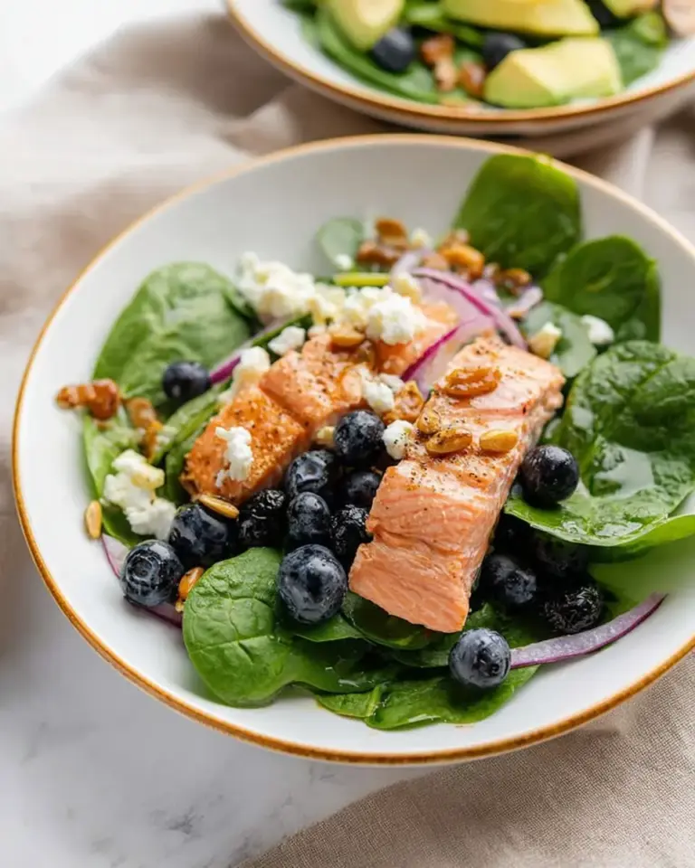 A delicious plate of Salmon Salad