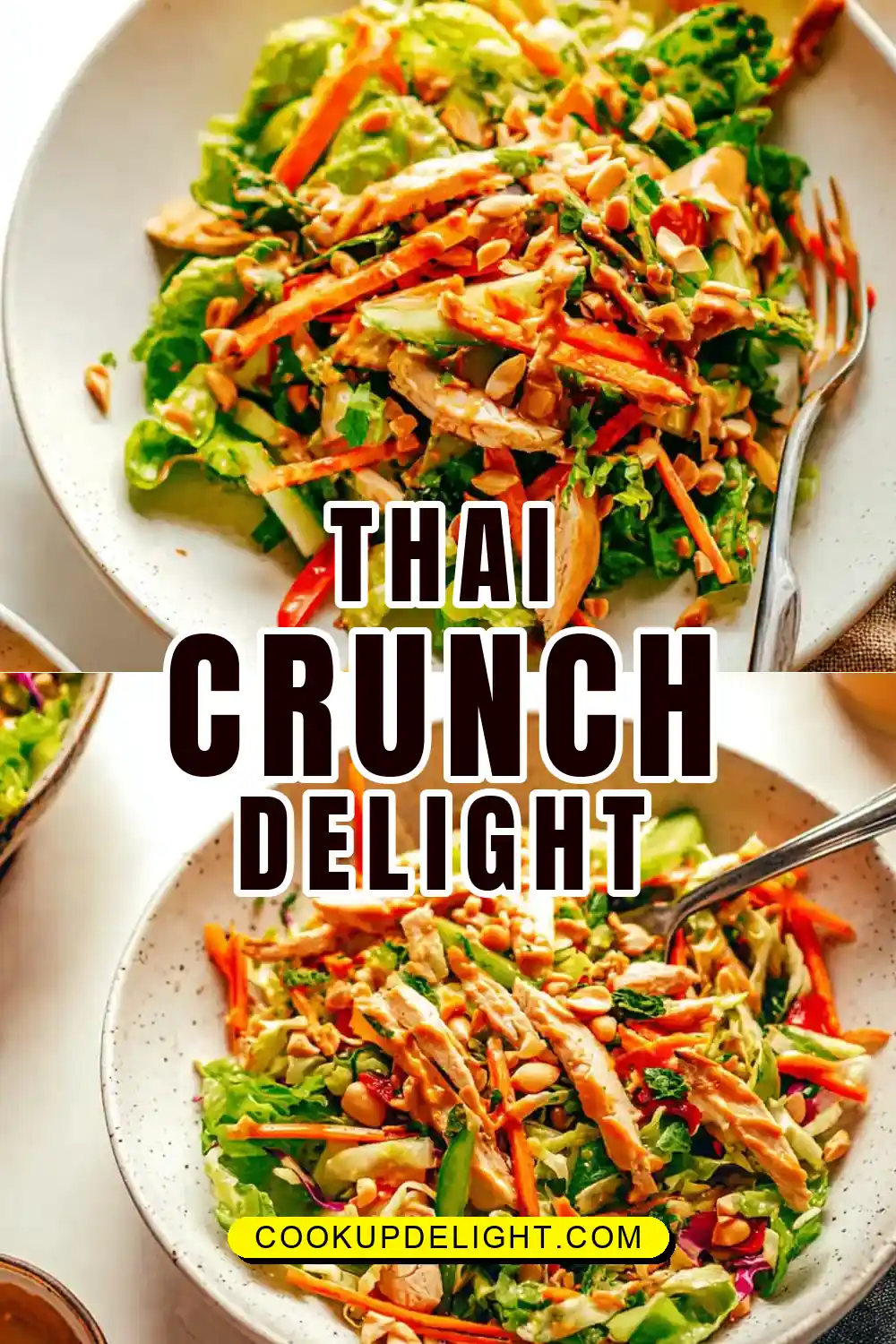 Thai Crunch Salad with Peanut Dressing