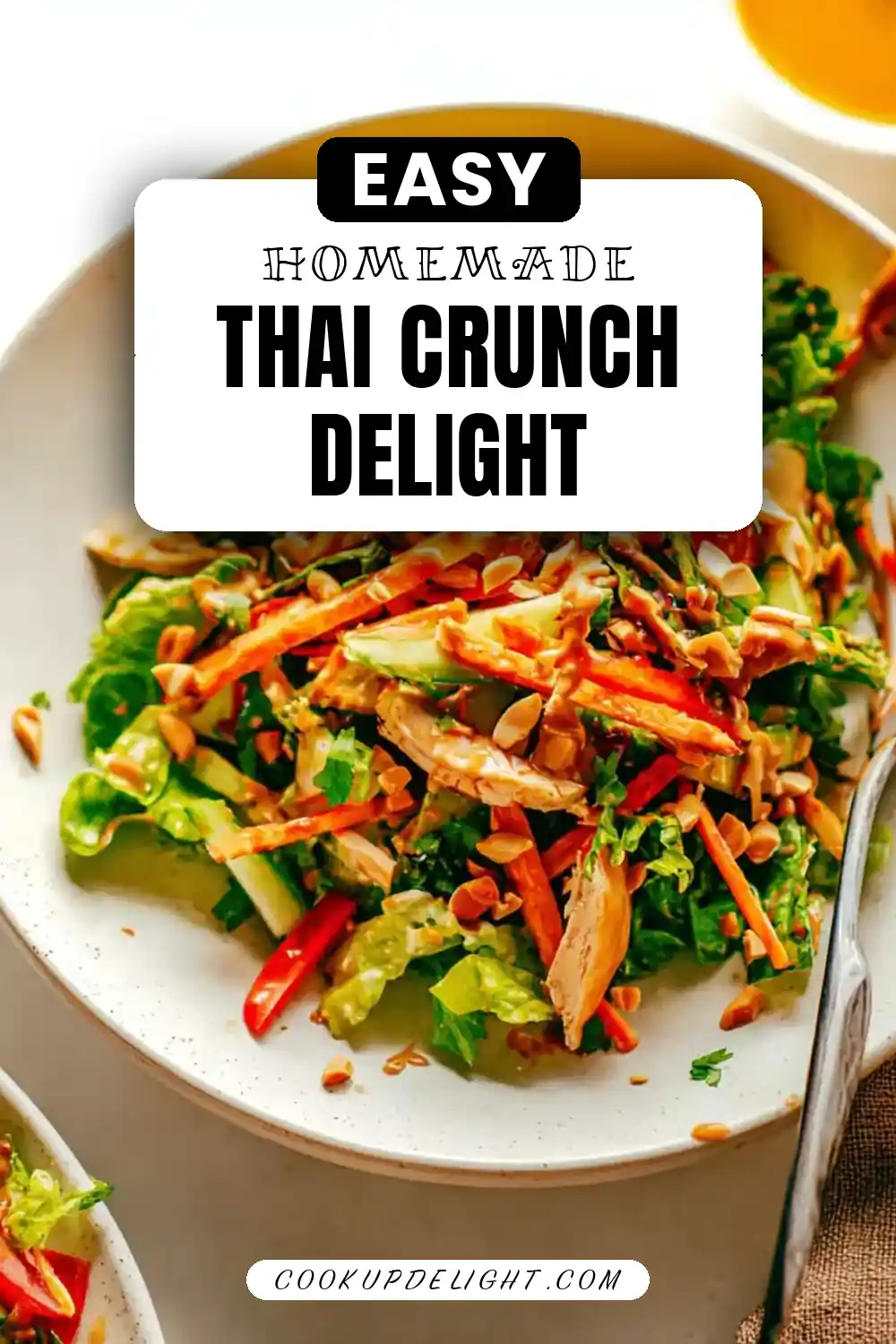 Thai Crunch Salad with Peanut Dressing