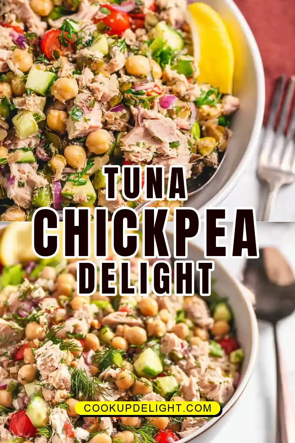 Mediterranean Tuna and Chickpea Salad