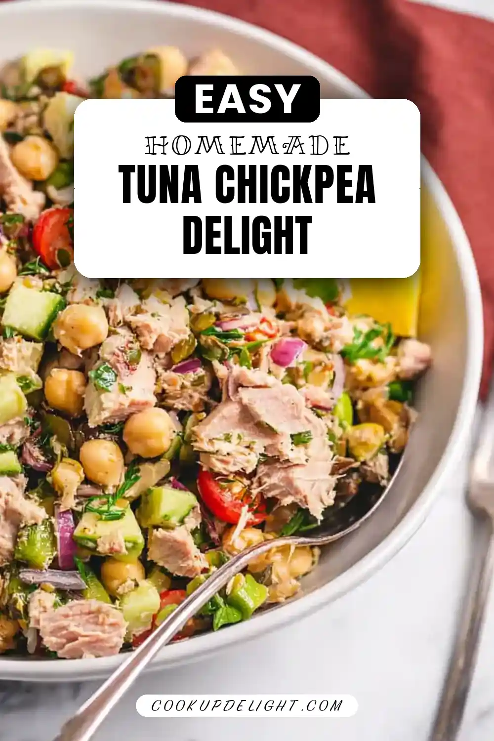 Mediterranean Tuna and Chickpea Salad