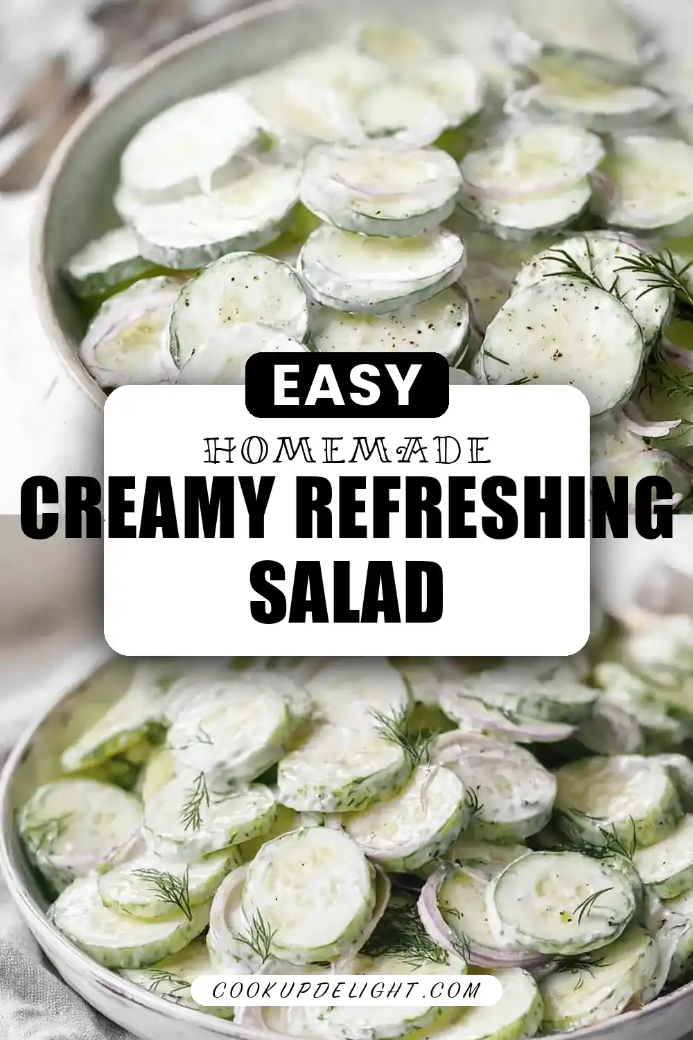 Creamy Cucumber Salad