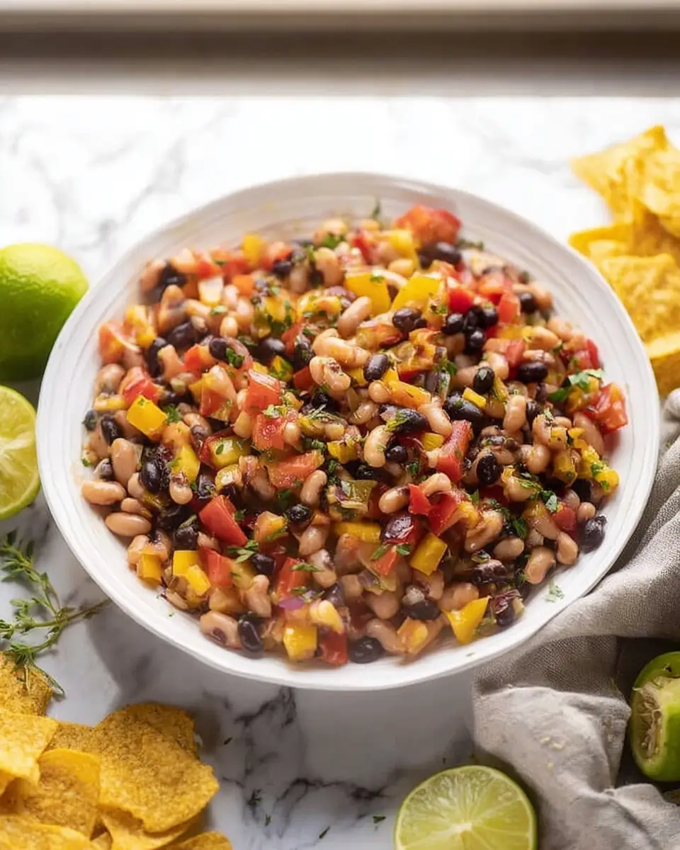 A delicious plate of Cowboy Caviar