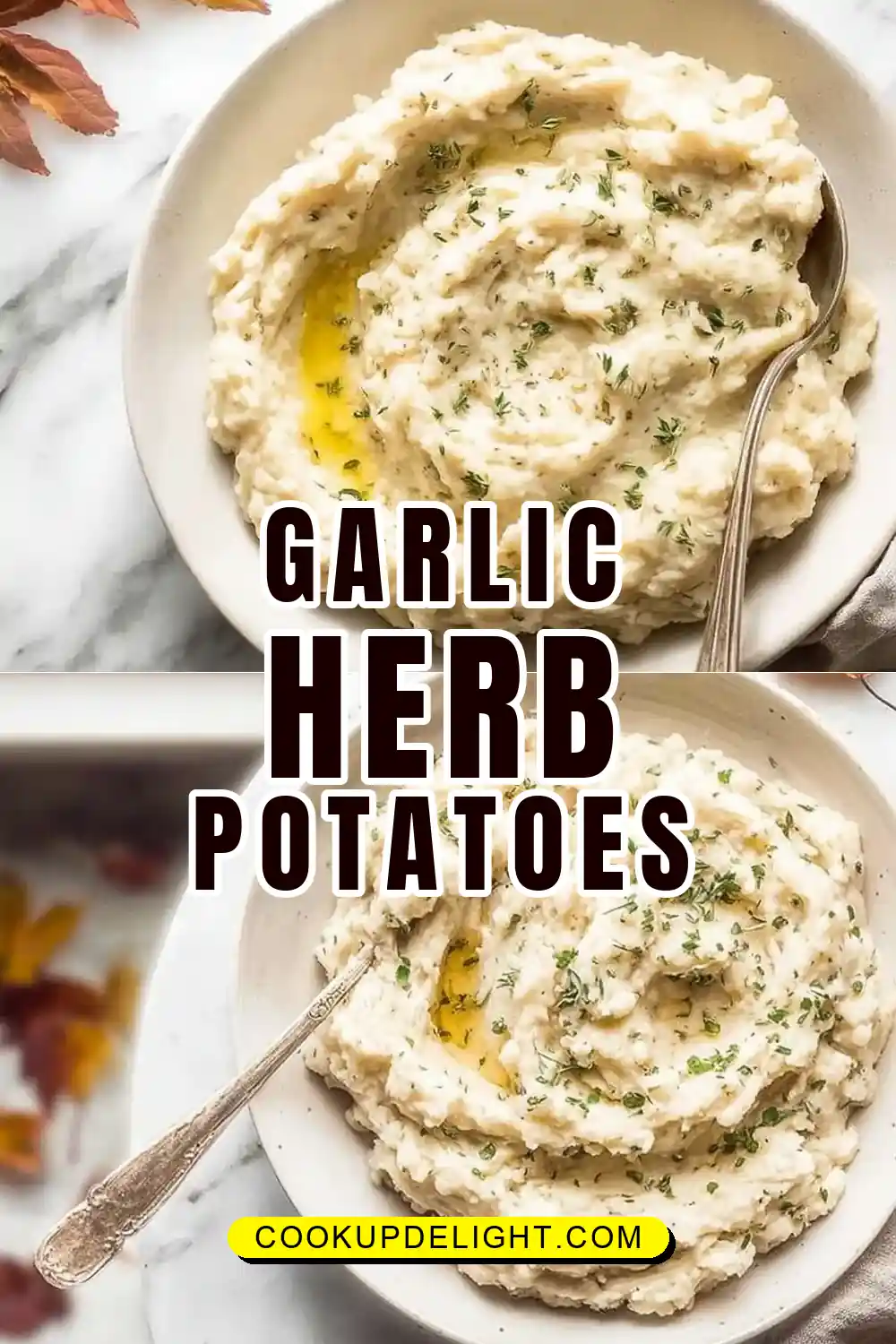 Garlic Herb Mashed Potatoes