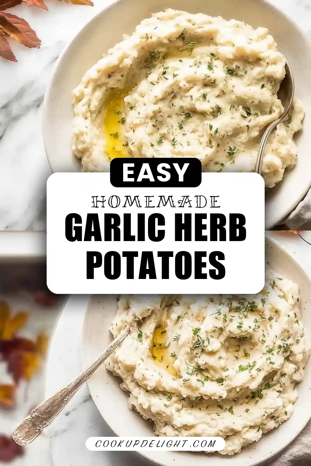 Garlic Herb Mashed Potatoes
