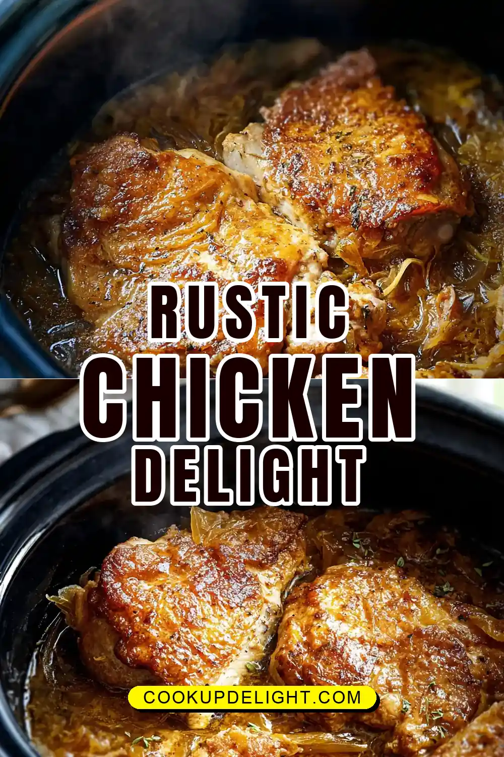 Rustic Slow Cooker Chicken
