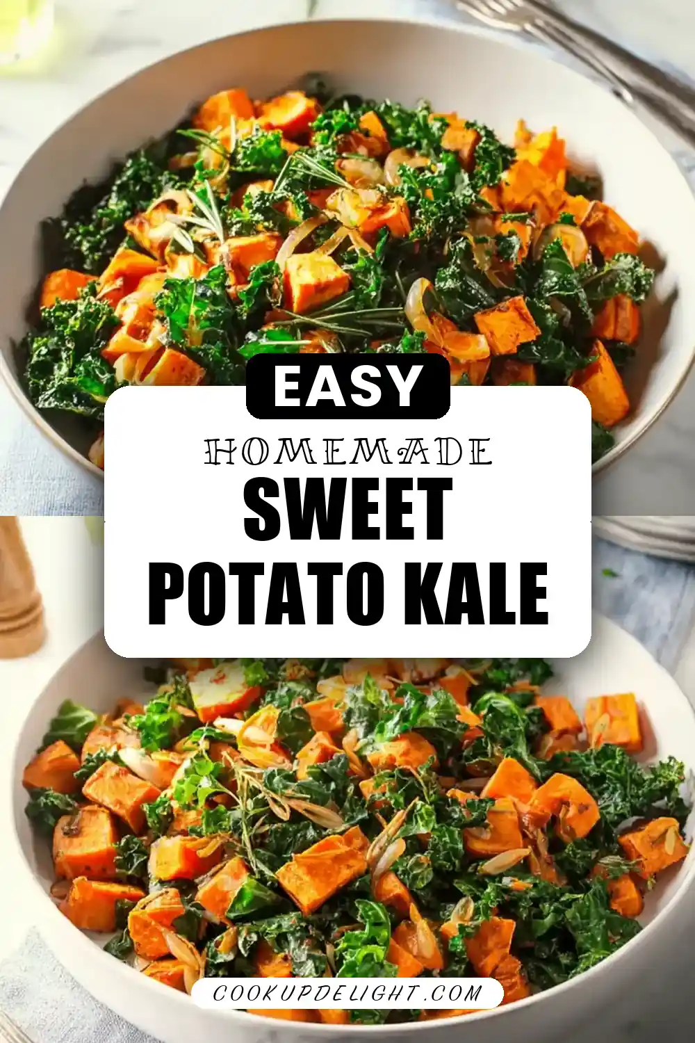 Roasted Sweet Potato and Kale Salad